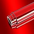 VEELIKE Glossy Red Metallic Wallpaper Peel and Stick Reflective Mirror Vinyl Roll Non Glass Self Adhesive Red Vinyl Stickers 15.7''x354'' Red Chrome Vinyl for Crafts Home Decor Walls Cabinets Car