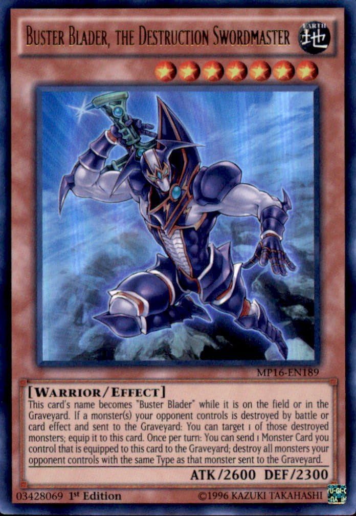 YuGiOh! Buster Blader, the Destruction Swordmaster (MP16EN189