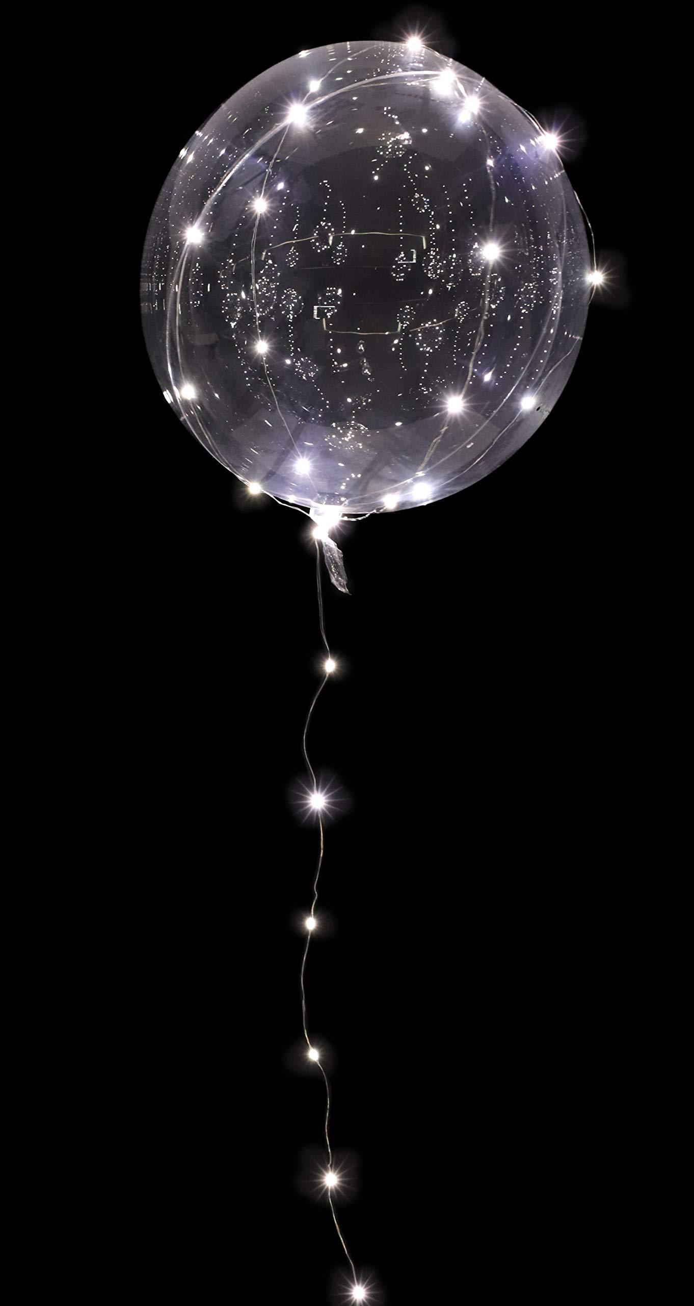 Toyland® 12"LED Bright White Light Up Party Balloon (WHITE 1)