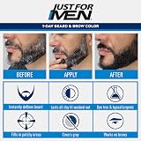 Just For Men 1-Day Beard Brow Colour Brush Real Black Instant Grey Coverage view 3
