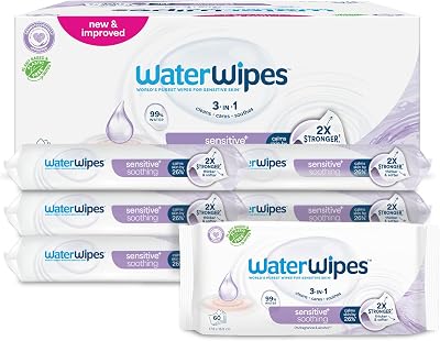 Sensitive+ Soothing Clean Wipes, 99% Wasser, parfümfrei, 6 Pack