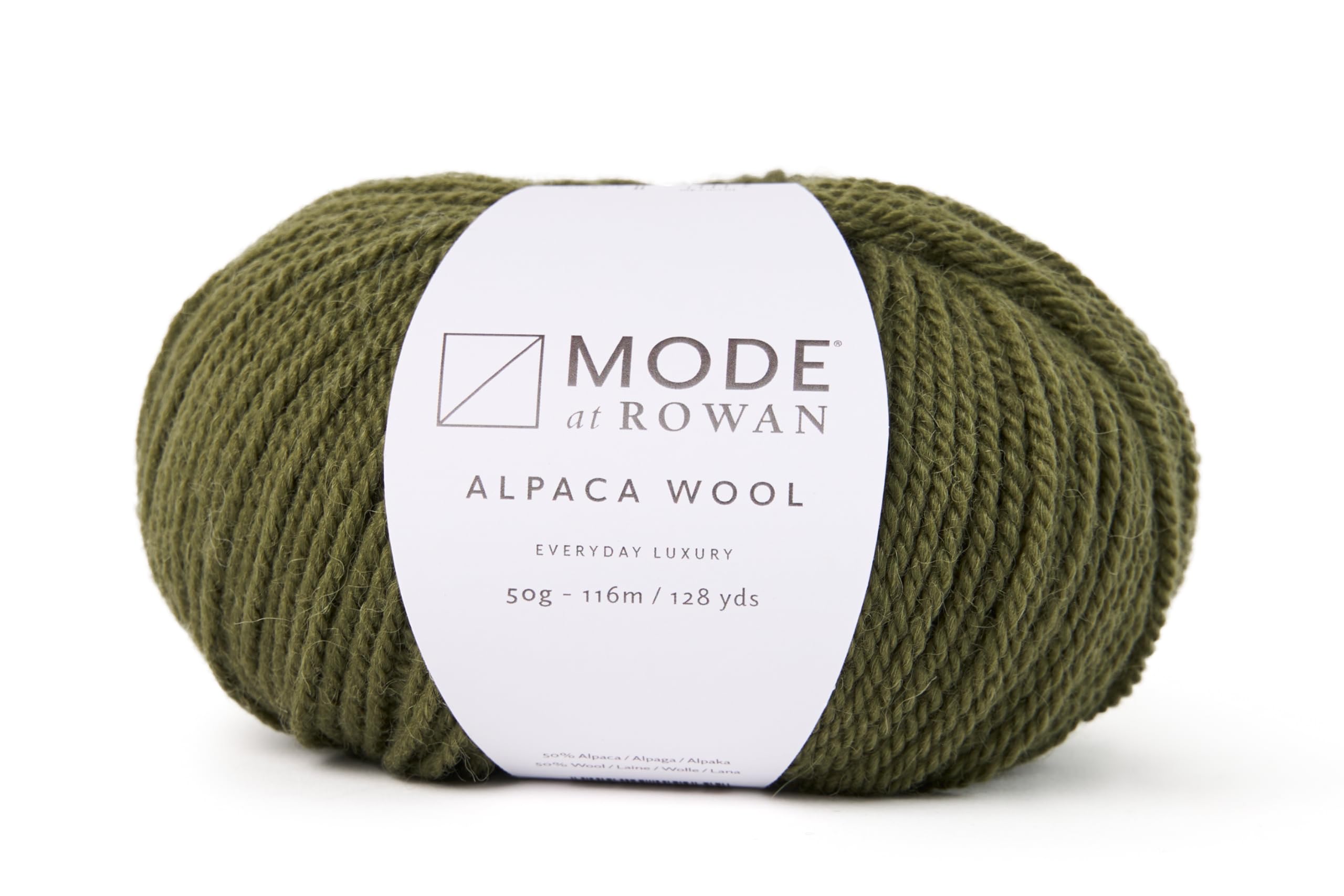 Mode at Rowan, Alpaca Wool, Olive, 50g