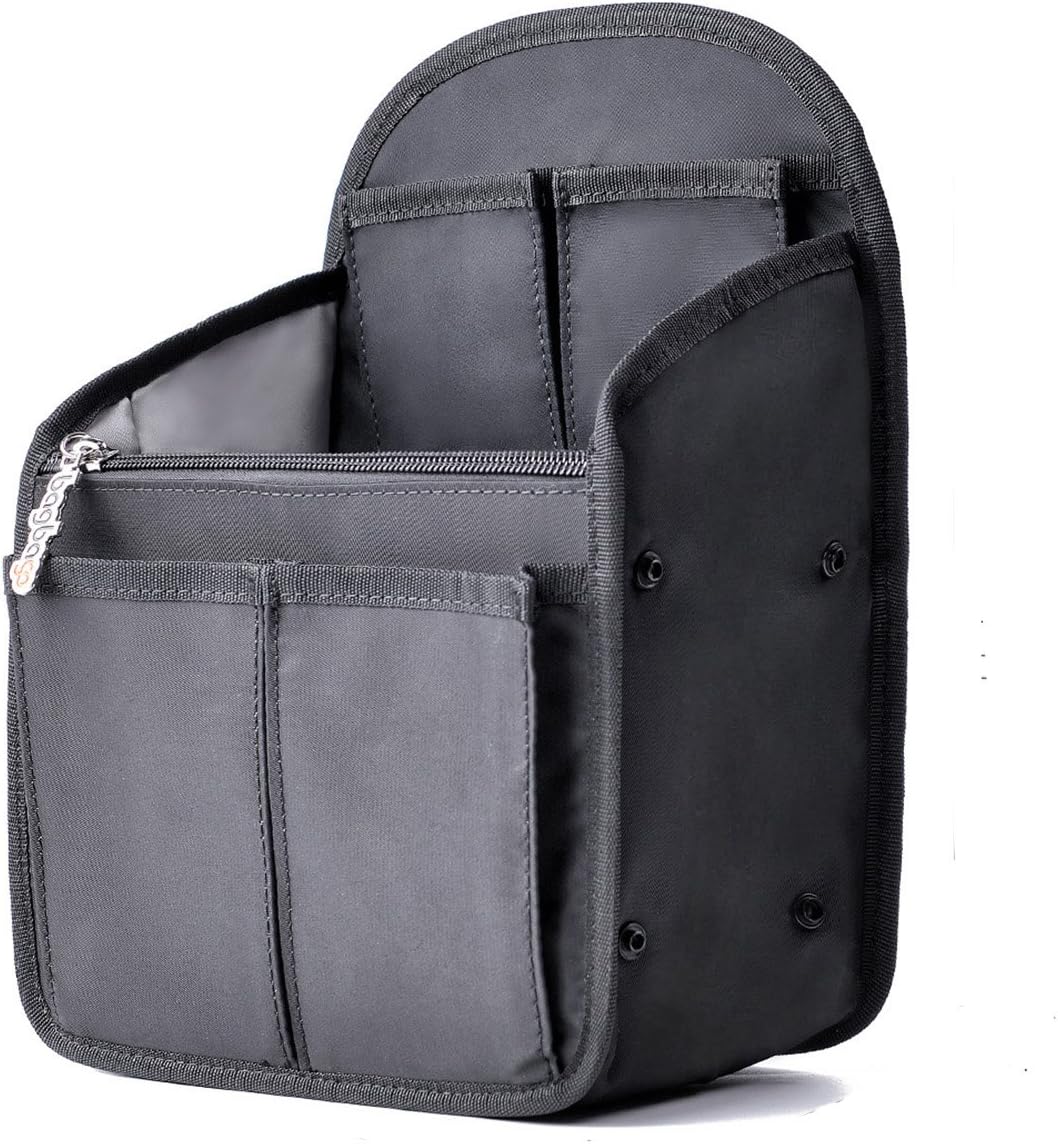 UnknownBag in Bag Women Grils Shoulders Bag Rucksack Insert Backpack Organiser Expandable Black Small