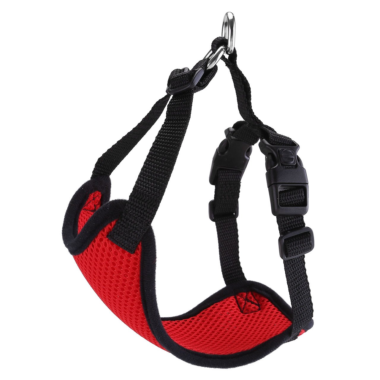 GraceMe Pet Dog Vest Harness Car Soft Mesh Front Range No Pull Harness Adjustable for Rabbit Cat Chiwawa Small Medium Large