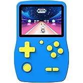32 Bit Handheld Game for Kids Preloaded 139 Retro Video Games, 3.0'' IPS Screen and Rechargeable Battery Portable Gaming System, Mini Travel Electronic Toy Gifts for Boys Girls (Blue)