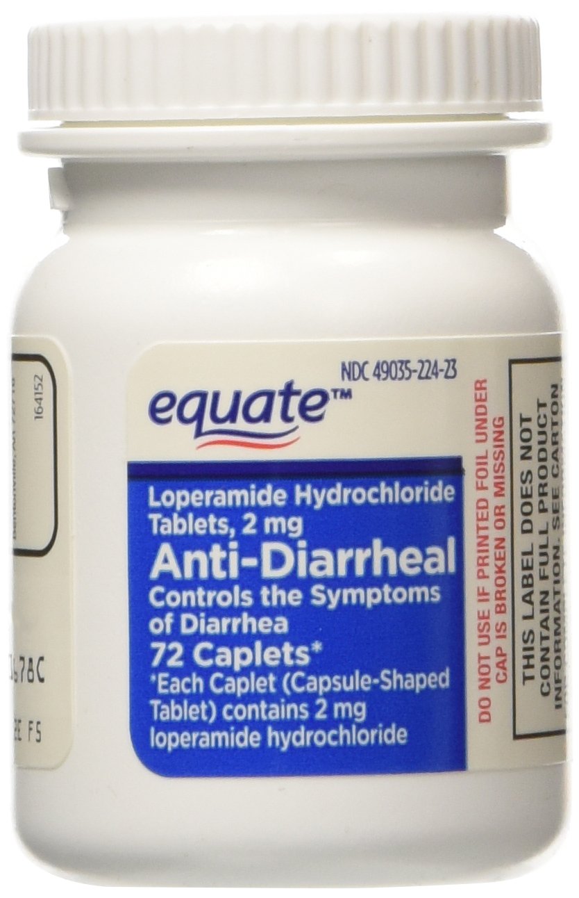 Equate AntiDiarrheal, 72 Caplets to Imodium AD) (1