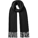 CAOZITOU Wool Scarf for Women Men, Merino Wool Scarf Women Winter Cashmere Wrap Oversized Scarves for Cold Weather Travel