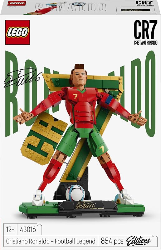 Editions Cristiano Ronaldo – Légende du Foot - Jeu Football - Figurine 3D à Exposer - Décoration DIY de Chambre d'enfant - Cadeau dès 12 Ans pour Garçon, Fille ou Adulte Fan de Sport 43016 — photo 6 sur 8