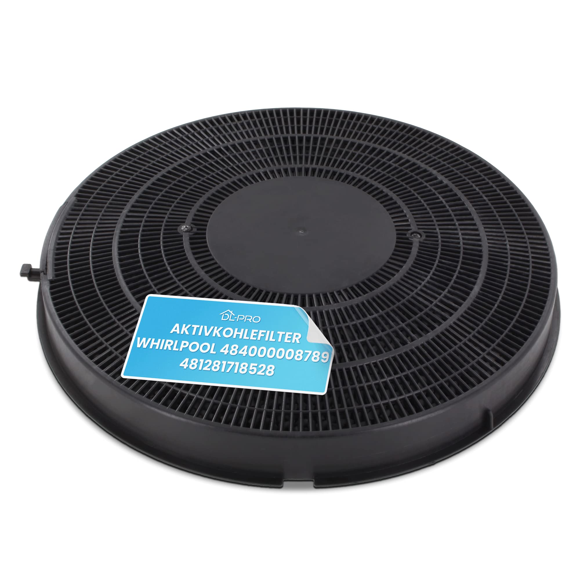 DL-pro Filter cooker hood, activated carbon filter, suitable for Whirlpool 48400008789, Indesit C00385608, C00375086, AEG Electrolux 902979374/3 cooker hood