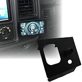 Podium Made GMT800 Dash Mount Compatible with Edge CTS3 &amp; CTS2 for 1999-2007 GM Trucks Passenger Airbag Cubby Replacement Dual Mount System with Swivel &amp; Fixed Angle Fits Silverado Sierra Tahoe Yukon