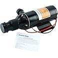 Amarine Made Macerator Waste Water Pump 12V 12 GPM New Anti-Clog Feature for RV Marine Trailer Toilet Sewer Self Priming