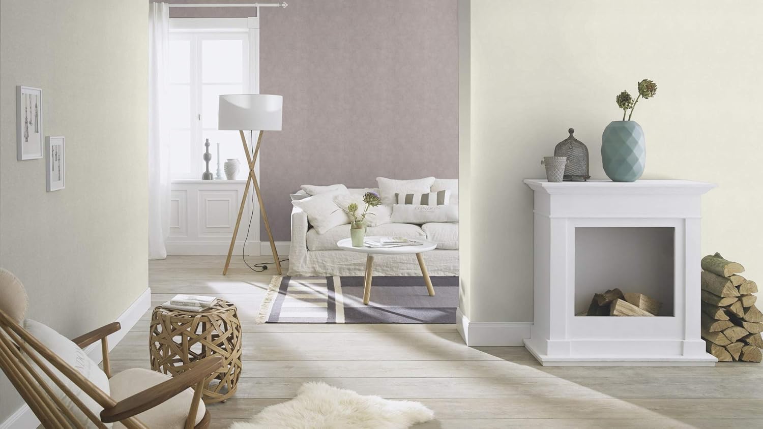 Rasch paperhangings 467109 Vincenza Collection Non-Woven Wallpaper, Multi-Colour, 53 x 1005 cm - Image 5