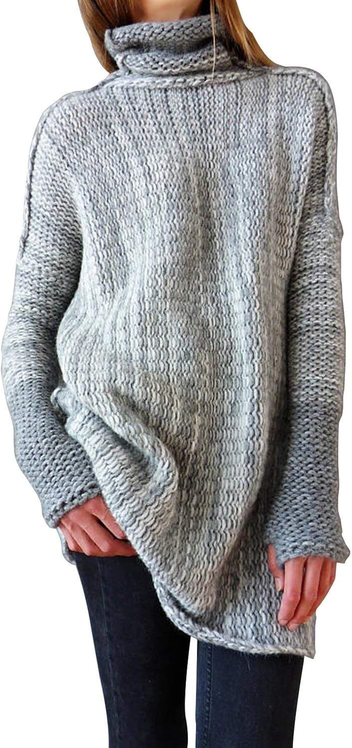 Kinder Pullover Gerippt Mit Rollkragen - Warme Strickoberteile Jungen Mädchen