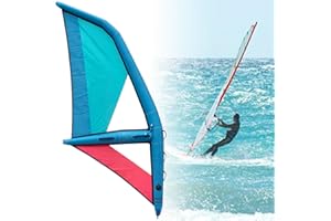 Inflatable Sail, Inflatable Stand Up Paddleboards Board Sail, Windsurfing Wing Foil, Freestanding Paddle Board Wind Surfing P