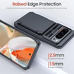 CENMASO for Google Pixel 9 Pro XL Case with Card
