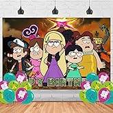 Falls of Gravity Backdrop 5x3 Vinyl Falls of Gravity Birthday Party Supplies Photography Background Picture Photoshoot Cake Table Decor Banner Shoot Drapes Poster