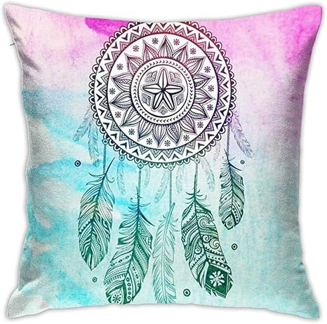 Amazon Co Jp Dream Catcher クッションカバー 45 45cm北欧 インテリア 飾り模様 ソファークッションカバー カバー サドルカバー 授乳クッション ビーズクッションカバー おしゃれ 北欧 グレー クッション 正方形 マリメッコpfit3e6pp ホーム キッチン