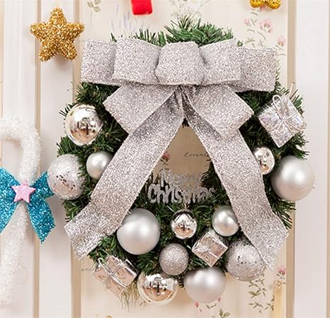 Hysxm 50cm Korean Christmas Wreath Christmas Decorations Christmas