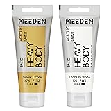 MEEDEN Acrylic Paint Yellow Ochre: Bundled with