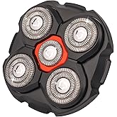 Shaver Replacement Heads Compatible with Microtouch Titanium Head Shaver,for Bald Men Electric Shaver Replacement Heads,1 Pack