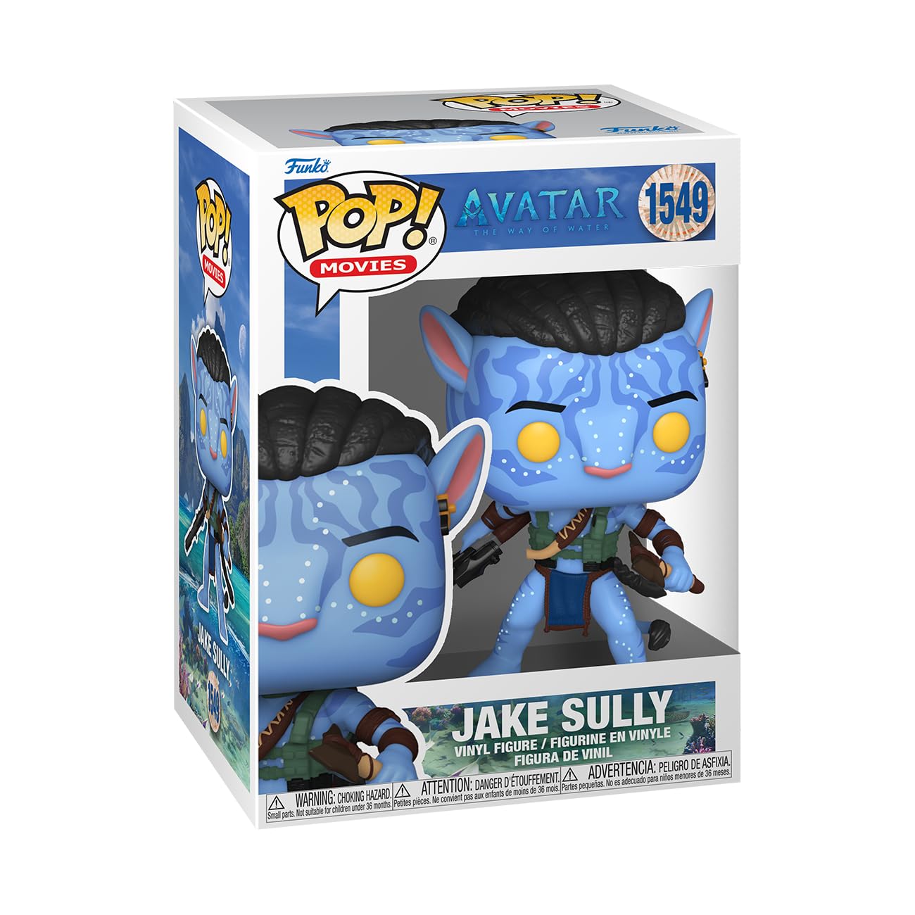 Funko POP! Movies: Avatar: the Way Of Water - Jake Sully - (Battle) - Collectable Vinyl Figure - Gift Idea - Official Merchandise - Toys for Kids & Adults - Movies Fans - Model Figure for Collectors