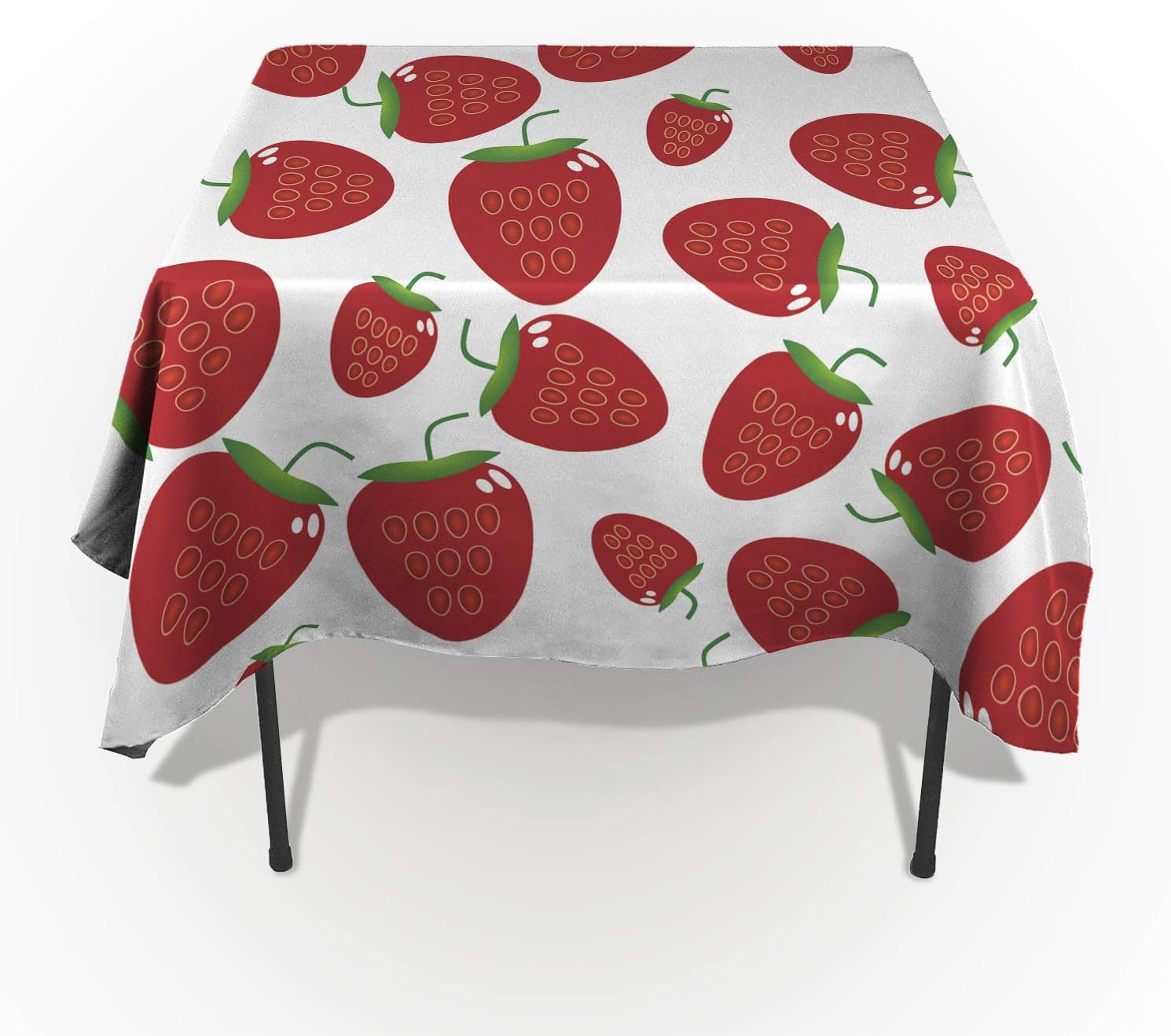 Fruits Decor Tablecloths Washable Fabric Rectangle Table