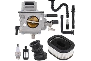 NIMTEK MS660 Carburetor for STIHL MS640 MS650 064 065 066 Chainsaw with Air Filter Fuel Line Spark Plug Kit