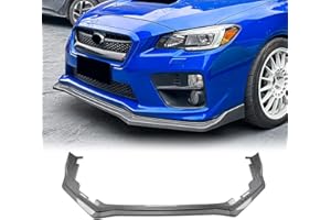 Front Bumper Spoiler Splitter Lip Body Kit For Subaru WRX STI VA 2015-2021 Black
