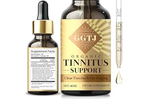GGTJ Tinnitus Relief for Ringing Ears, Natural Herbal Drops for Tinnitus Treatment, Noise Reduction & Ear Ringing Relief, Supports Ear Health & Relieves Ringing Sensation