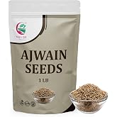 Yogi's Gift&reg; Ajwain Seeds 1 lb (16 Oz)| Whole Carom Seeds | Aromatic Spice | Aromatic Ajwain for Seasoning, Everyday Cooking &amp; Baking, Suitable for spice blends seasoning &amp; Homemade Spice Mixes