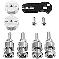 C.C. RIDER Chrome Saddlebag Mount Kit Docking Hardware Screw Kit Fit for Harley Softail FatBoy Breakout 114 FLFB FLFBS FXBR 2018-UP