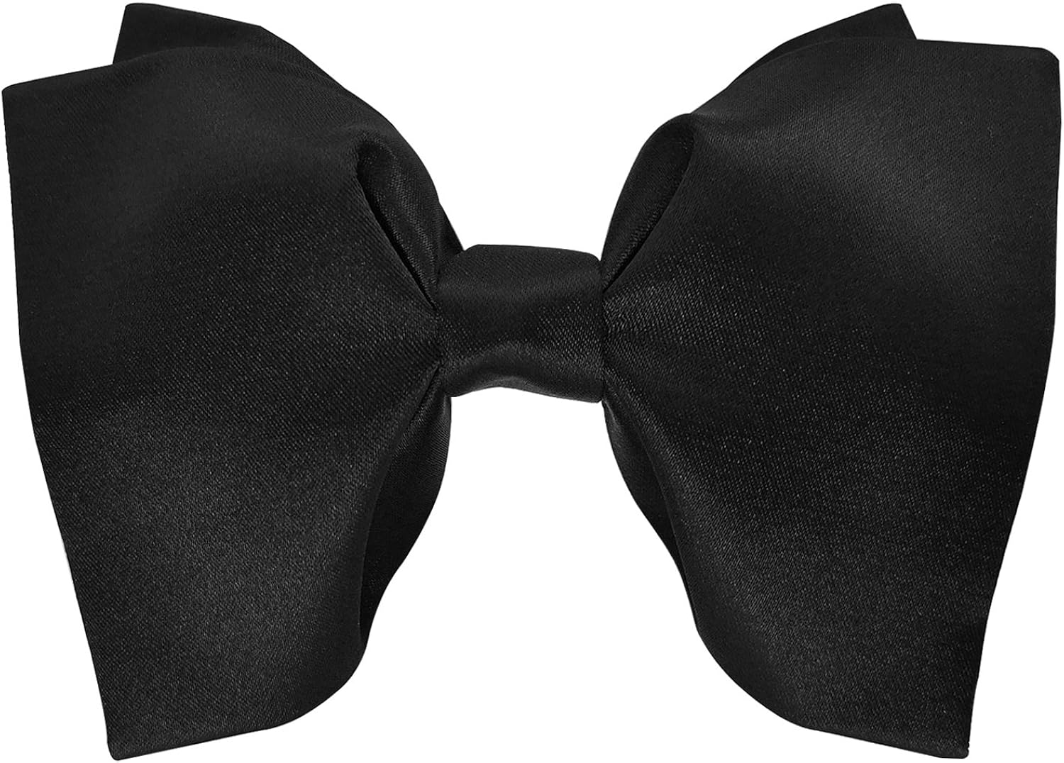 Mens 100 Satin Silk Oversized Pretied Bowtie Formal Tuxedo Big Bow
