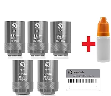 joyetech / cubis 0.5 SS316 Pack X5 Ersatzverdampferköpfe Verdampferköpfe cubis 0.5 Ohm