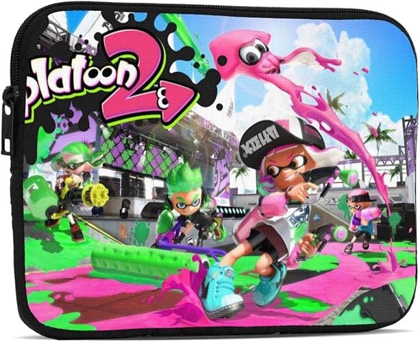 Amazon ファッションスプラトゥーン ガチバトル 3 Pcインナーバッグ ライナーバッグ タブレットバッグ コンピュータ バッグ エレコムコンケース 衝撃吸収 超薄型 収納 ノートパソコン ブラックタブレット 保護ポーチ Unbeanded シューズ バッグ