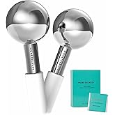 MonétBeauty Stainless Steel Ice Globes for Facials (Silver), Durable Cryo Globes Instantly Reduce Puffiness, Tighten Pores and Sinus Relief, Face Globes for Facial Massages and Daily Beauty Routines