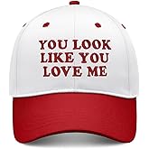 You Look Like You Love Me Hat, Funny Vintage Trucker Hats for Women Men, Trendy Embroidered Snapback Baseball Cap