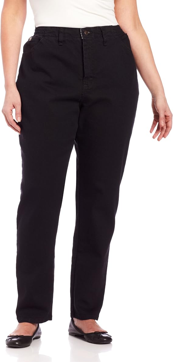 lee women's elastic waist jeans