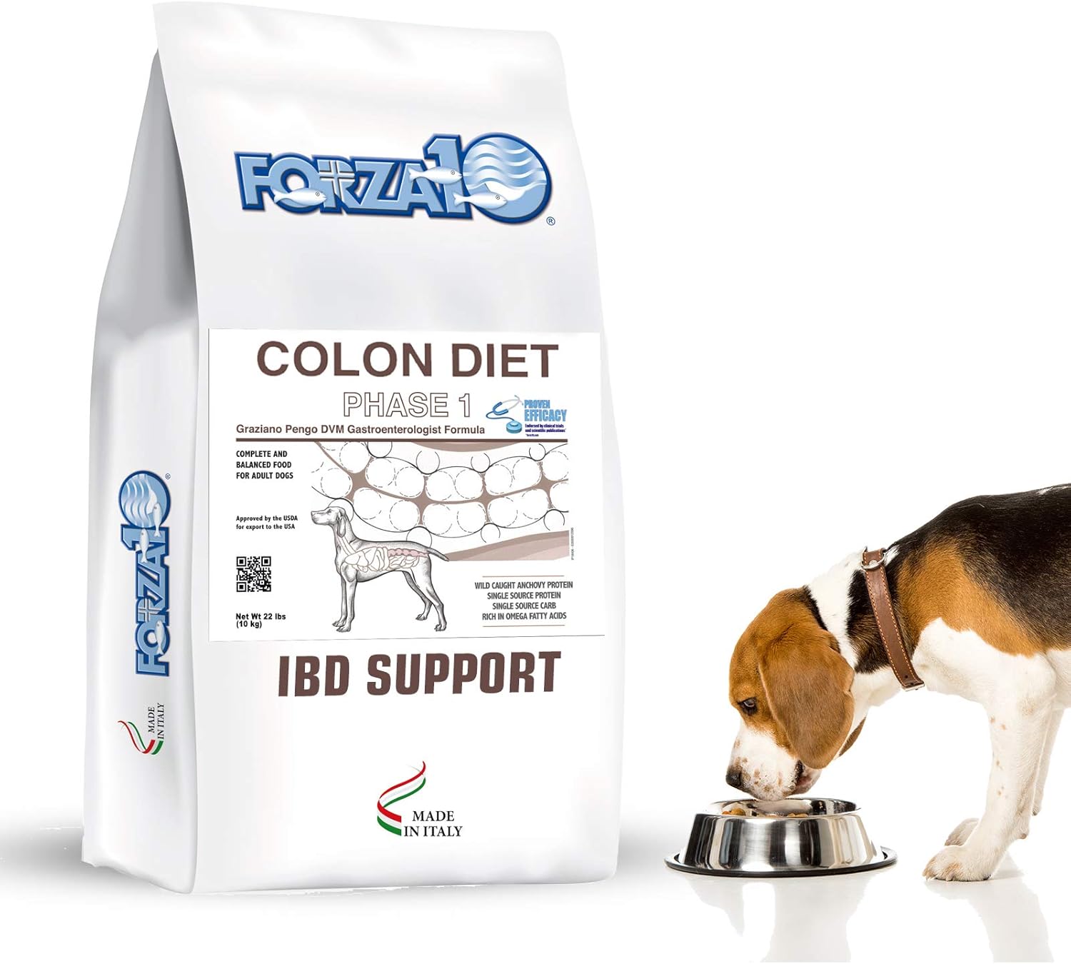 Amazon Com Forza10 Active Colon Support Diet Phase 1 Dry Dog Food Helps Dogs With Diarrhea Colitis And Constipation Wild Caught Anchovy Protein Flavor Health Personal Care