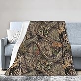 Camo Hunting Camouflage Forest Throw Blanket Super Soft Warm Bed Blankets for Couch Bedroom Sofa Office Car, All Season Cozy Flannel Plush Blanket for Girls Boys Adults, 50"X40"