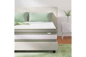 Novilla Queen Mattress, 12 Inch Hybrid Pillow Top Queen Size Mattress in a Box with Gel Memory Foam & Individually Wrapped Pocket Coils Innerspring for a Cool & Peaceful Sleep
