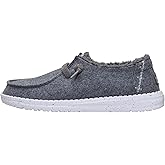 HEYDUDE Women's Wendy Wool Cozy Slip-On Loafers | Comfortable Lightweight Shoes with Sherpa Lining for All Day Comfort