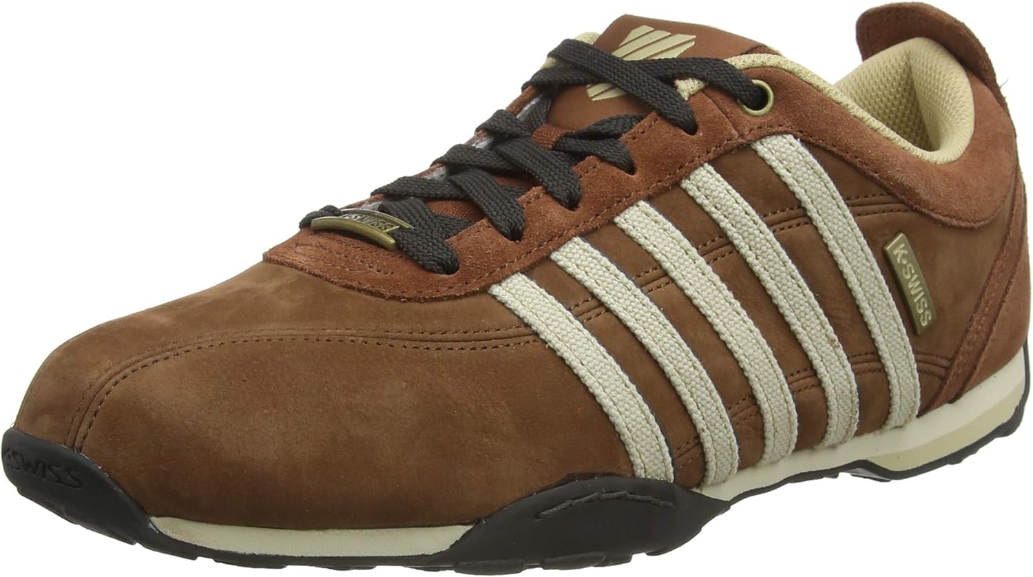 Baskets K-Swiss Arvee En Cuir Pour Homme - Sneakers De Loisir Confortables, Neuves Avec Boîte