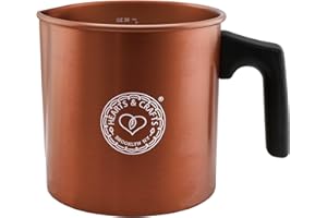 Hearts & Crafts Candle Pots, 32oz. Aluminum Candle Making Pot Pouring for 2lb. Melted Wax, Copper Color - Best for Candles, Arts & Crafts, and More