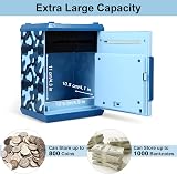 Pup Go Digital Money Box for Kids Cam Blue Password Safe Auto Money Scroll view 3