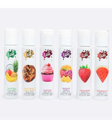 Amazon.com: Lubricante de sabor de frutas, lubricantes personales a base de  agua, lubricante sexual de larga duración para sexo oral, fantasía, fresa,  cereza, naranja, melocotón, arándano (combo de los cinco sabores) :
