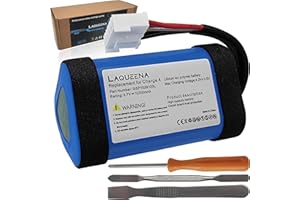 LAQUEENA GSP1029103L 10200mAh Battery Compatible with JBL Charge 4 Waterproof Bluetooth Speaker with Tools Battery Part NO Charge4 ID998 1INR19/66-3 SUN-INTE-118 IAA011NA IY1068(NOT for Charge 4Q)