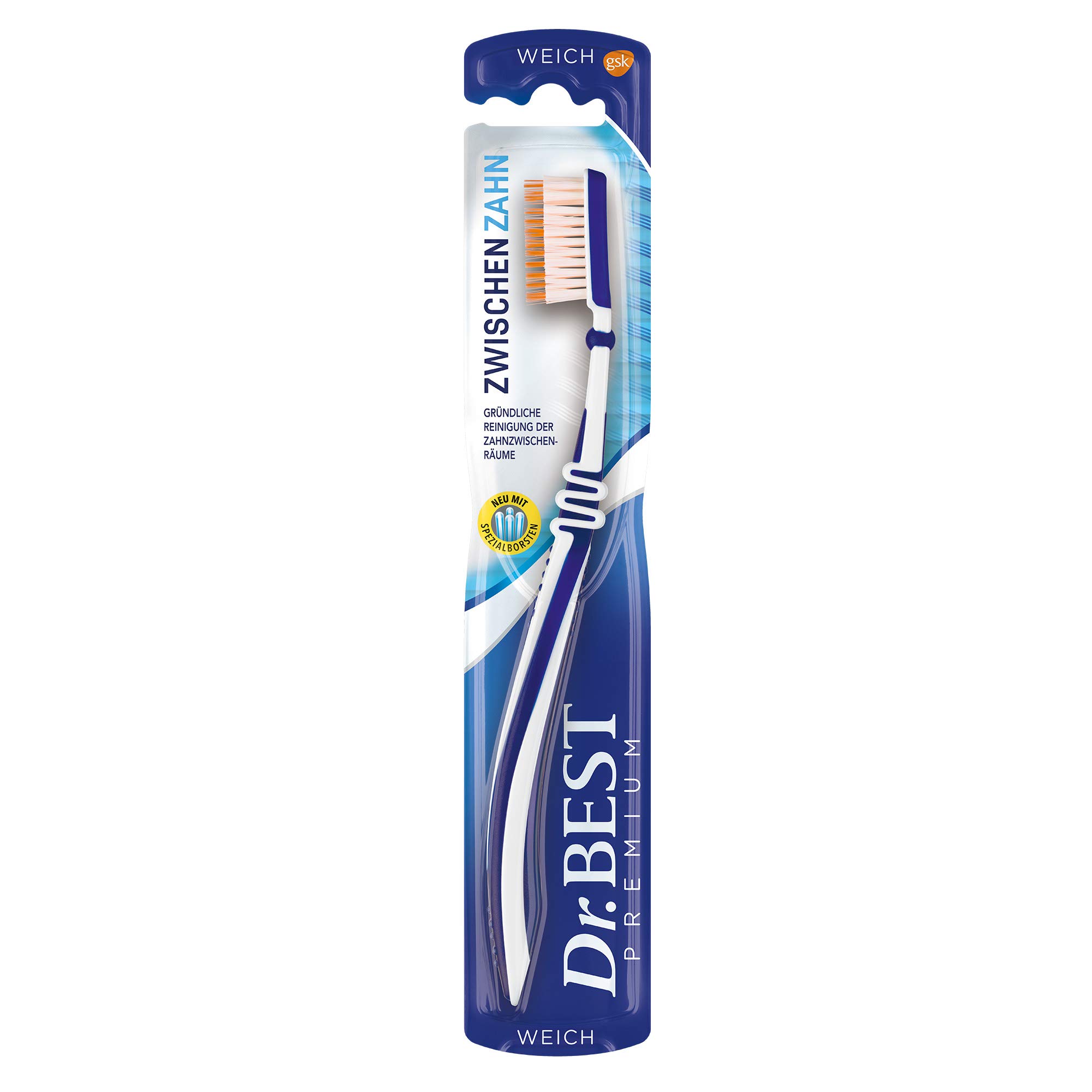 Dr.BEST Interdental Toothbrush, Soft (Pack of 1) for Thorough Cleaning of Interdental Spaces