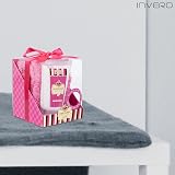 Invero 2 Piece Ladies Cherry Blossom Gift Set - Foot Lotion & Cosy Socks Pink view 3