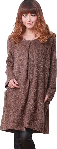 授乳 ワンピース 冬