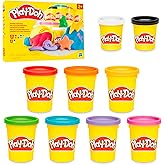 Play-Doh 9 Pack Favorite Color Set, Assorted Colors, 2 & 4 Ounce Modeling Compound Cans, Kids Arts & Crafts, Preschool Toys f